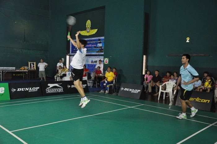 พื้นกีฬา สนามแบดมินตัน PB Sport ใน SCG Badminton Junior Championship 2011